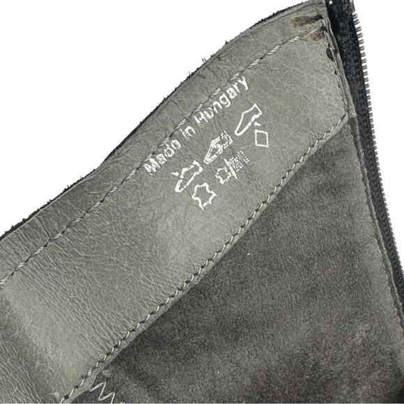 JOSEF SEIBEL women's black leather mid-calf boots - SIZE 11 - Picture 10 of 16